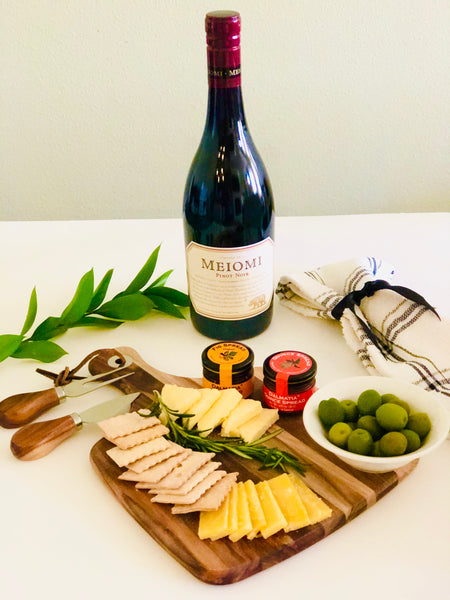 Wine and cheese box